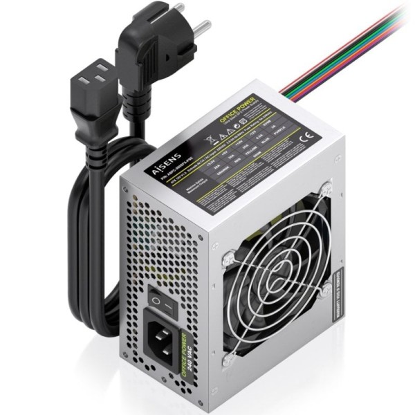 Fuente de Alimentación SFX Aisens ASPC-500SFX-PSE/ 500W/ Ventilador 8cm