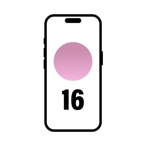 Smartphone Apple iPhone 16 128GB/ 6.1"/ 5G/ Rosa