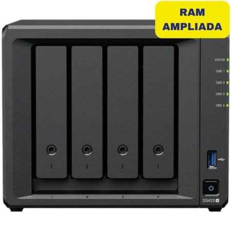 NAS Synology Diskstation DS425+/ 4 Bahías 3.5″- 2.5″/ 6GB DDR4/ Formato Torre