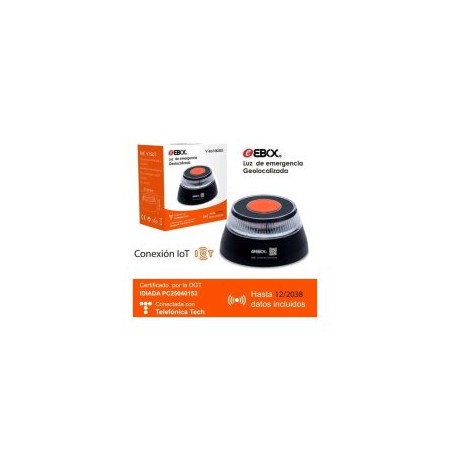 BALIZA DE EMERGENCIA V16 EBOX GEOLOCALIZADA HOMOLOGADA DATOS HASTA 12/2038