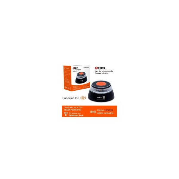 BALIZA DE EMERGENCIA V16 EBOX GEOLOCALIZADA HOMOLOGADA DATOS HASTA 12/2038