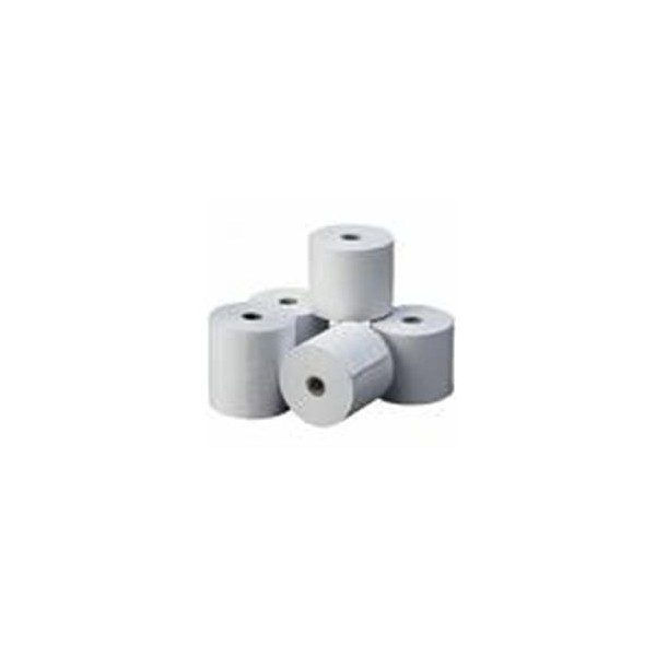 Rollo de papel matricial impresora ticket sin copia 76mmx65cm no termico