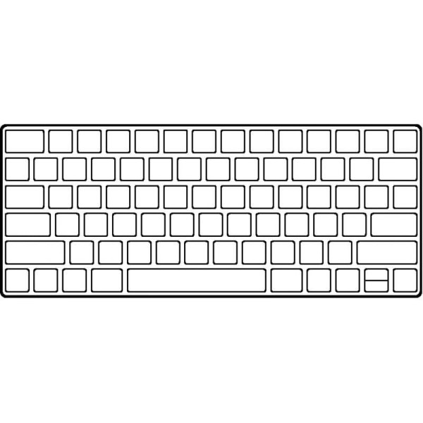 Teclado Inalámbrico Apple Magic Keyboard con Touch ID/ Plata