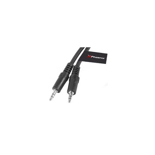 Cable de audio mini jack 3.5 mm m - m estéreo de 3 m