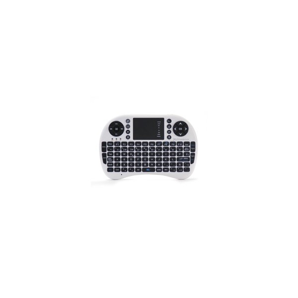 Mini teclado inalambrico wireless 2.4ghz phoenix touchpad multimedia smart tv - tvbox - android tv - color blanco y negro