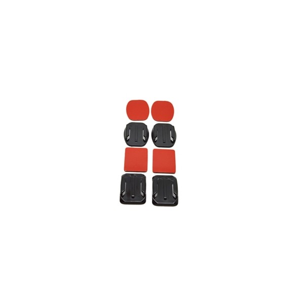 Accesorio soporte adhesivo 3m curvos + planos phoenix para camaras sport & gopro hero 4 - 3+ - 3 - 2 - 1 flat and curved adhesiv