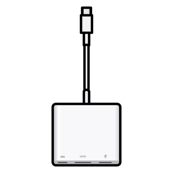 Adaptador usb-c digital Av Multiport Macbook v3 MW5M3ZM/A