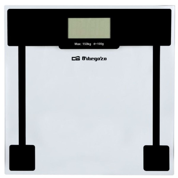 Báscula de Baño Orbegozo PB 2210/ Hasta 150kg/ Cristal
