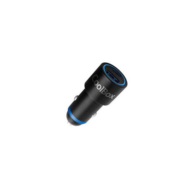 Cargador usb para coche coolbox 45w usb tipo a -  usb tipo c