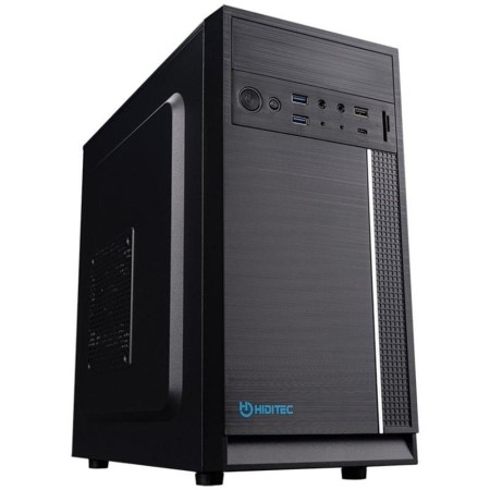 Caja ordenador hiditec q5 pro matx negra fuente 500w