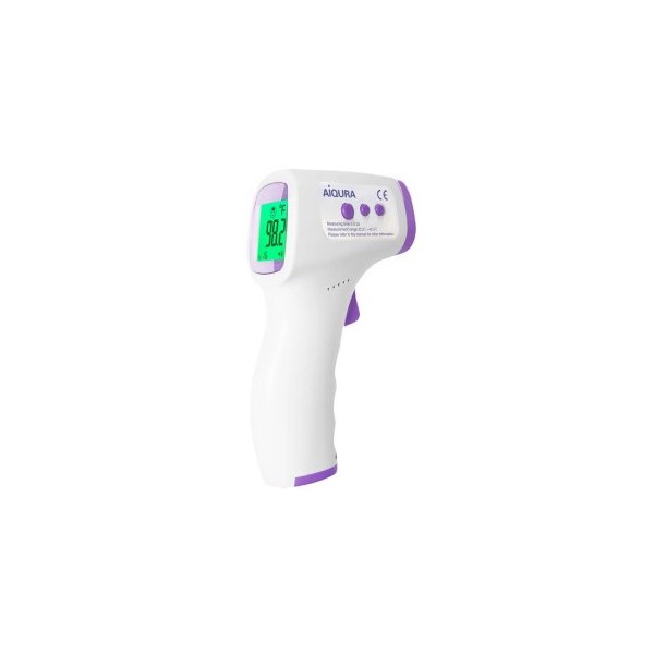 TERMOMETRO DIGITAL INFRARROJOS AIQURA AD-801 SIN CONTACTO MEDICION DE FRENTE Y SUPERFICIES PANTALLA