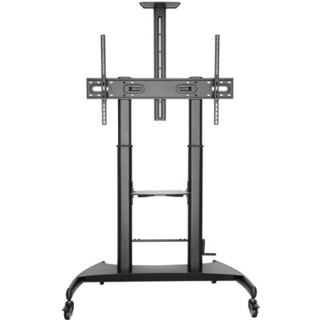 Soporte de Suelo Inclinable con Ruedas y Manivela Aisens FT100TE-123 para TV 60-100″/ hasta 100kg