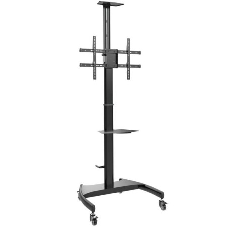 Soporte de Suelo Inclinable/ Giratorio con Ruedas y Manivela Aisens FT70TE-169 para TV 37-70″/ hasta 50kg