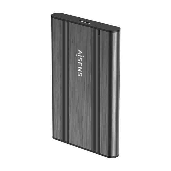 Caja Externa para Disco Duro de 2.5″ Aisens ASE-2526GR/ USB 3.1/ Sin tornillos