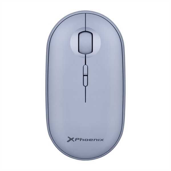 Ratón inalambrico rebble bluetooth y 2.4 ghz hasta 3 dispositivos con receptor usb clic silencioso para portátil notebook pc cho