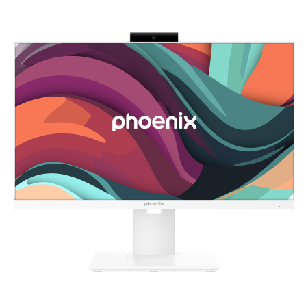 Barebone all in one phoenix campro 24 pulgadas blanco placa asus h610t2 lga1700 ddr4 adaptador 120w
