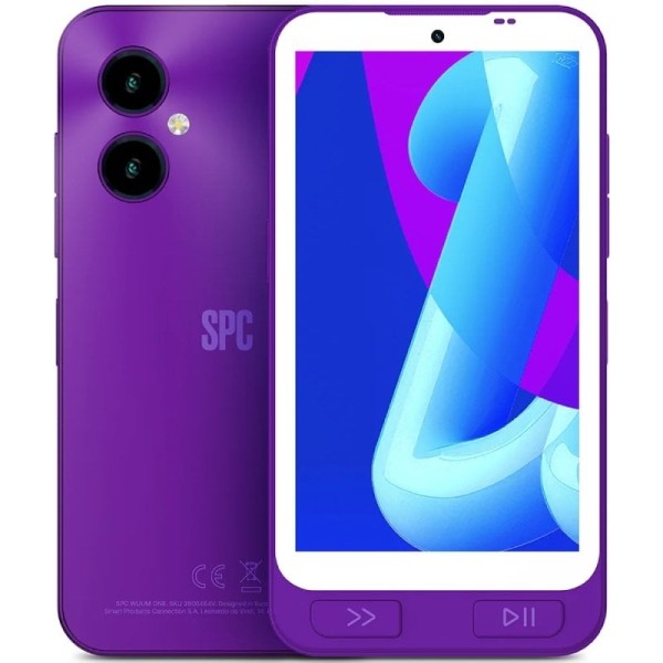 Smartphone SPC Wuum One 4GB/ 64GB/ 5″/ Púrpura