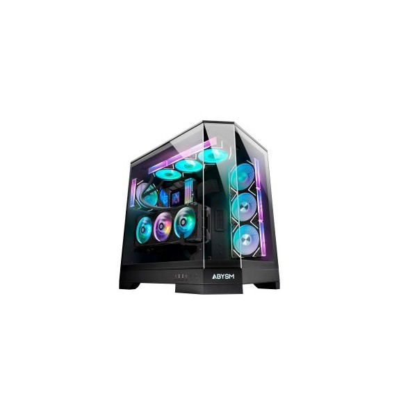 CAJA E-ATX DANUBE SAVA H600 10x2.5” USB-C GPU MAX 470mm COLOR NEGRO