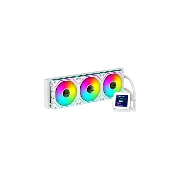 SISTEMA DE REFRIGERACION LIQUIDA ABYSM AB336012 OCEANIC LCD 360 White ARGB