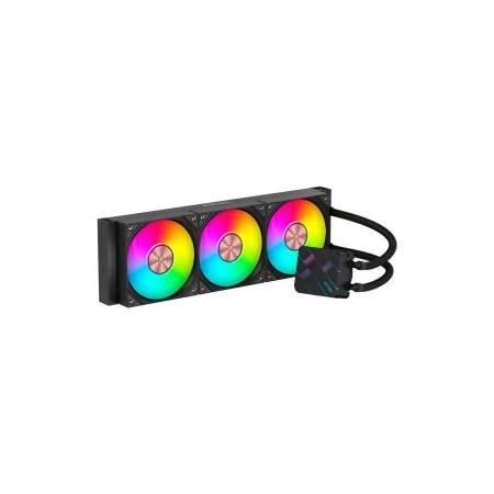 SISTEMA DE REFRIGERACION LIQUIDA ABYSM OCEANIC TIDE 360 Black ARGB TRIPLE FAN INTEL AMD