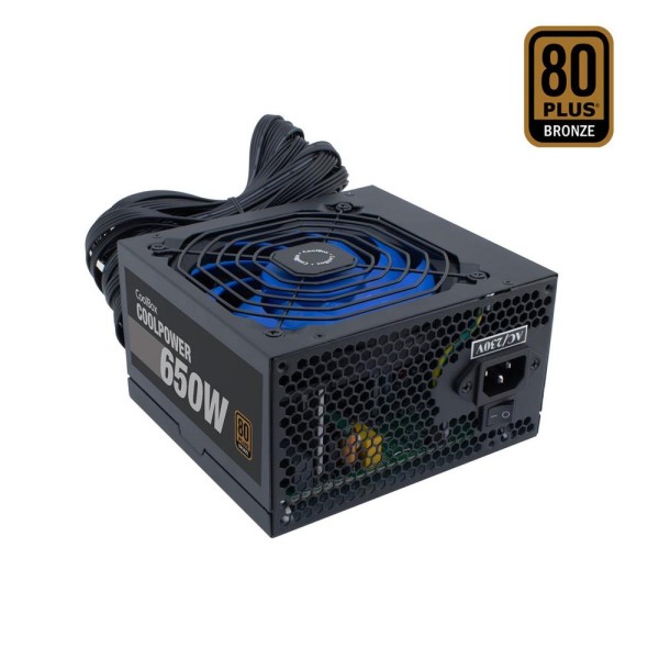 Fuente de alimentacion coolbox coolpower gaming atx 650w 80 bronze