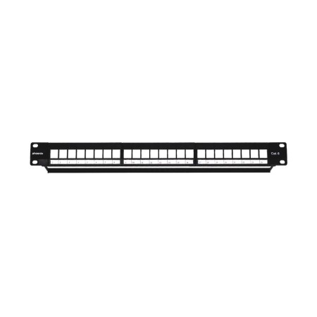Phoenix patch panel vacio para rack de 24 puertos categoria 6 1u