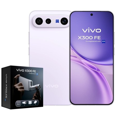 Smartphone Vivo X300 FE 12GB/ 512GB/ 6.31″/ 5G/ Púrpura/ Incluye Extensor Teleobjetivo