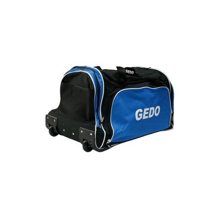 BOLSA DE DEPORTE GEDO MILAN TROLLEY 4 DEPARTAMENTOS RUEDAS COLOR NEGRO Y AZUL