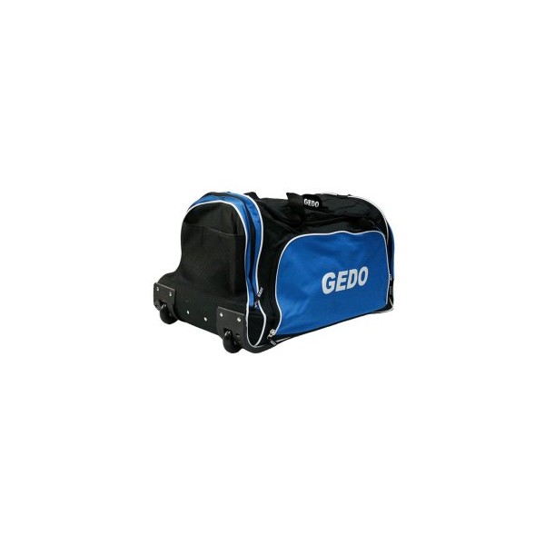 BOLSA DE DEPORTE GEDO MILAN TROLLEY 4 DEPARTAMENTOS RUEDAS COLOR NEGRO Y AZUL