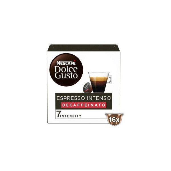 CAPSULAS DOLCE GUSTO ESPRESSO INTENSO DESCAFEINADO TRIPACK NESCAFE 48 UNIDADES (3X16)