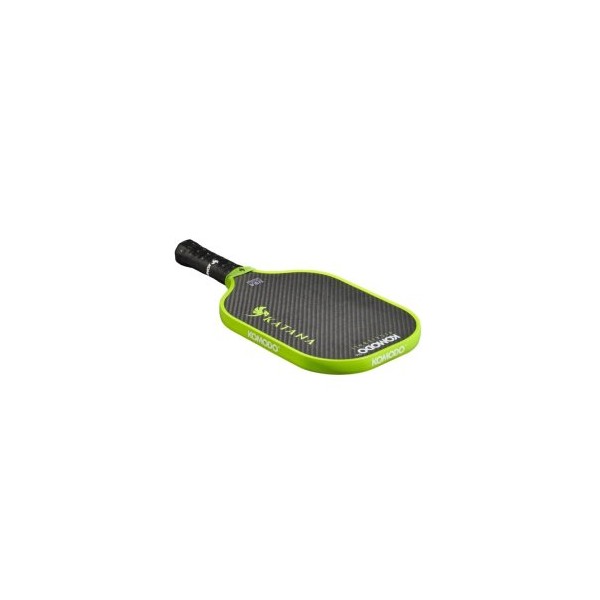 PALA PICKLEBALL KOMODO KATANA VERDE KEVLAR PRO 16mm SUPERFICIE DUPONT KEVLAR, NUCLEO TERMOFORMADO
