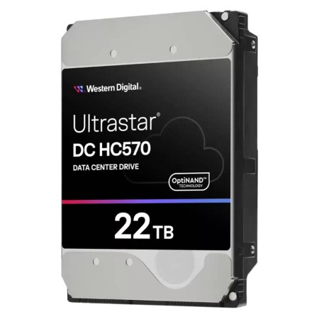 Disco duro interno hdd wd western digital ultrastar dc hc570 22tb 3.5 pulgadas sas 7200rpm 512mb