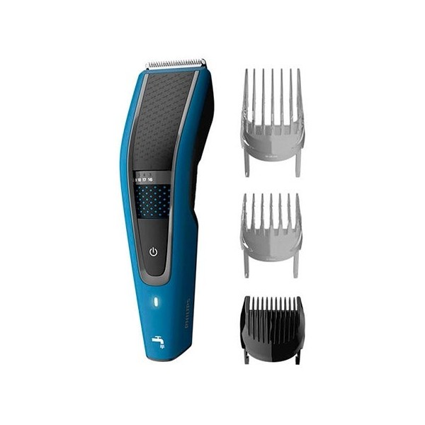 Cortapelos philips hairclipper 5000 hc5612 - 15 28 ajustes - 3 peines - 0.5 - 28mm - 75m autonomia - lavable