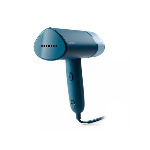Plancha vertical vaporizador philips 3000 series azul 1000w - plegable - dep 100ml - antibacterias - antiacaros