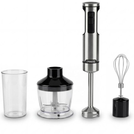 Batidora de mano Princess 221236/ 1500W/ 5 Velocidad/ Capacidad 0.8L/ Incluye Picadora y Batidor