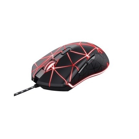 MOUSE TRUST GAMING RGB GXT 133 LOCX ILUMINACION LED 800-4000ppp DPI 6 BOTONES PROGRAMABLES 22988