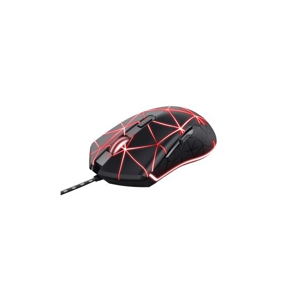 MOUSE TRUST GAMING RGB GXT 133 LOCX ILUMINACION LED 800-4000ppp DPI 6 BOTONES PROGRAMABLES 22988