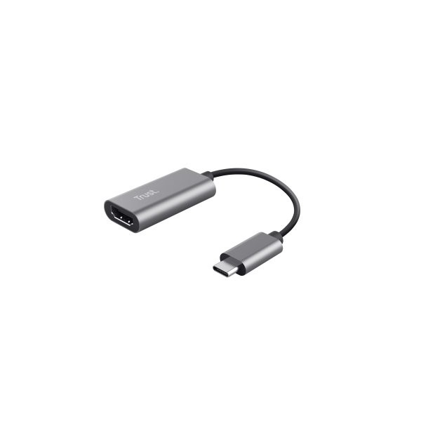 ADAPTADOR TRUST 23774 USB-C A HDMI HEMBRA UHD 4K AUDIO MULTICANAL