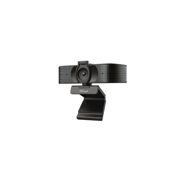 WEBCAM TRUST TEZA 4K UHD 3840X2160 30FPS FOV 74 GRADOS AUTOFOCUS PRIVACIDAD NEGRO