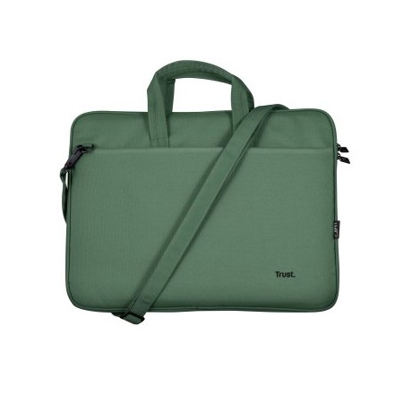 MALETIN DE PORTATIL 16″ TRUST BOLOGNA ECO16″ - COMPARTIMENTO PRINCIPAL ACOLCHADO - COLOR VERD