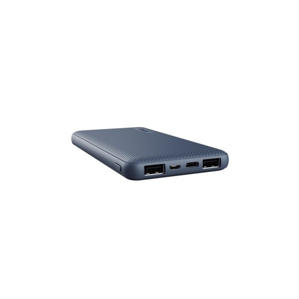 POWERBANK UNIVERSAL TRUST URBAN PRIMO ECO 10000 ULTRAFINA 25028 AZUL 10000MAH - 2 X USB-A - 1 USB-C*