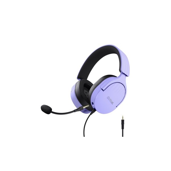 HEADSET TRUST GAMING GXT 489 MORADO FAYZO 25301 MICROFONO DESMONTABLE PLEGABLE CABLE TRENZADO 1,2m J