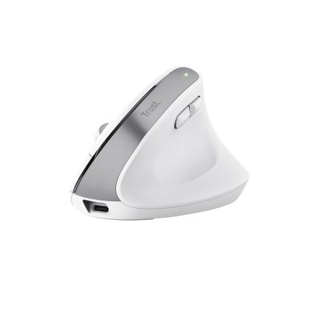 MOUSE TRUST WIRELESS ERGO BAYOII+ 25399 MULTIDISPOSITIVO RF 2.4GHz Y 2xBT DPI AJUSTABLE 800-2400ppp