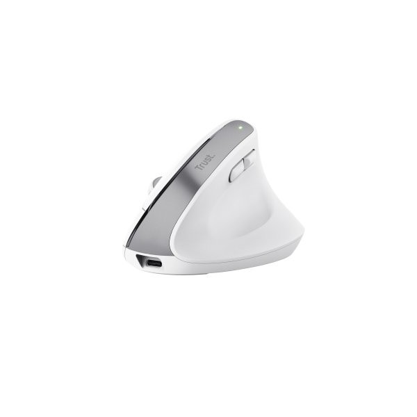 MOUSE TRUST WIRELESS ERGO BAYOII+ 25399 MULTIDISPOSITIVO RF 2.4GHz Y 2xBT DPI AJUSTABLE 800-2400ppp