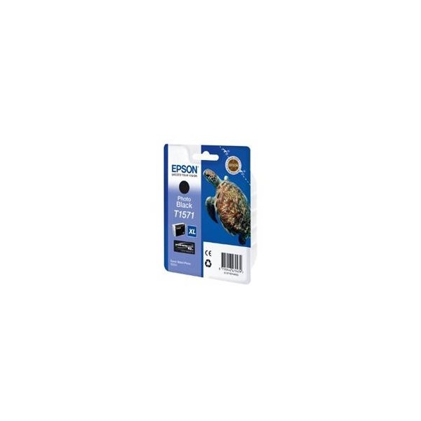 Cartucho tinta epson t157140 negro foto para epson photo r3000 - c13t15714010 - tortuga