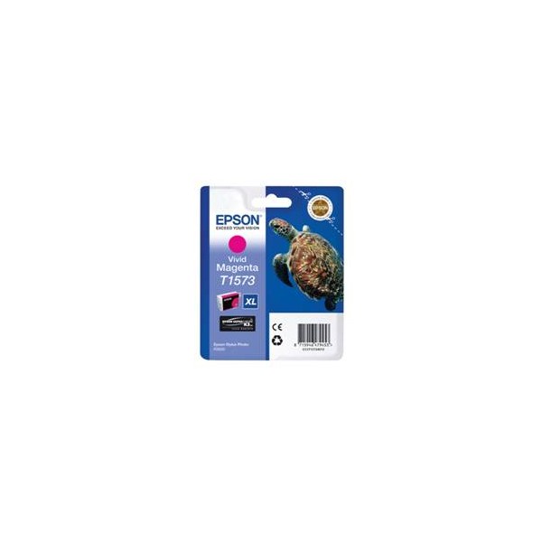 Cartucho tinta epson t157340 magenta vivo para epson photo r3000 - c13t15734010 - tortuga