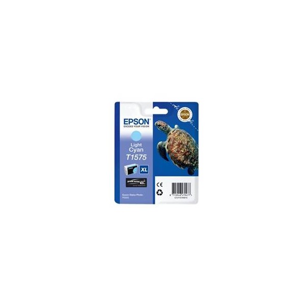 Cartucho tinta epson t157540 cian claro photo r3000 - c13t15754010 - tortuga