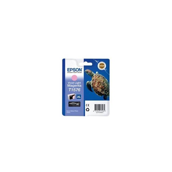 Cartucho tinta epson t157640 magenta vivo claro para epson photo r3000 - c13t15764010 - tortuga