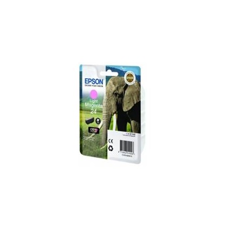 Cartucho tinta epson t242640 magenta claro para epson xp - 750 c13t24264010 - elefante