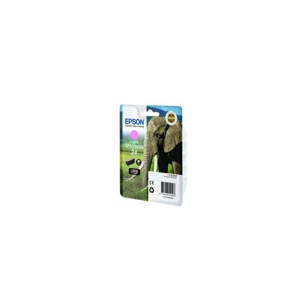 Cartucho tinta epson t242640 magenta claro para epson xp - 750 c13t24264010 - elefante